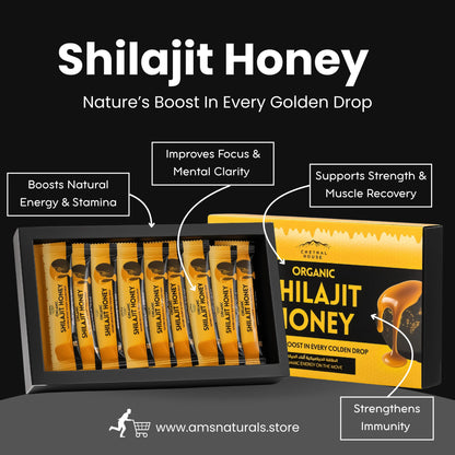 Honey Shilajit 30 Sachet Pack – Pure Himalayan Salajeet with Natural Honey