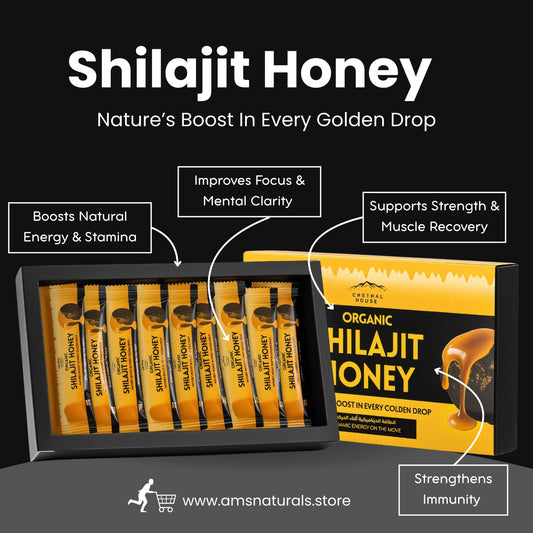 Honey Shilajit 30 Sachet Pack – Pure Himalayan Salajeet with Natural Honey
